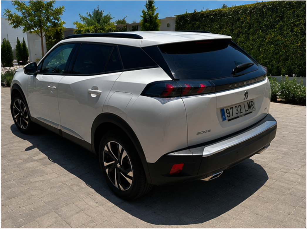 Peugeot 2008 Allure Pack segunda mano Málaga vista trasera lateral
